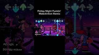 Friday Night Funkin Malediction Remix fnf fridaynightfunkin fnfmods viral shorts [upl. by Manvell]