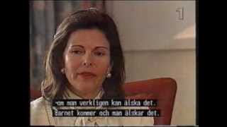 SVT Drottning Silvia intervjuad i Mosaik 1995 [upl. by Eema300]