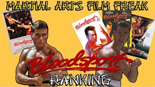 Ranking Every Bloodsport Movie [upl. by Nanni]