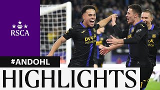 HIGHLIGHTS RSC Anderlecht  OH Leuven  20232024 [upl. by Anibor]