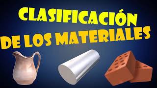 CLASIFICACIÓN de los MATERIALES  Cerámicos Metálicos Polímeros y Compuestos [upl. by Retsevlys]