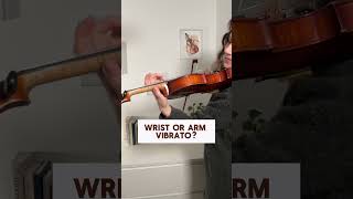 Wrist or arm vibrato tips violinlife violintechnique [upl. by Gurtner945]