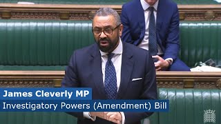 Investigatory Powers Amendment Bill 19 Feb 2024 [upl. by Dotson401]