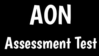 AON Assessment Test  Performance Assessment Tool [upl. by Ardnajela]