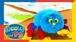 WoollyandTigOfficial The Painting Day  TV Show for Kids  Toy Spider [upl. by Nainatrad900]