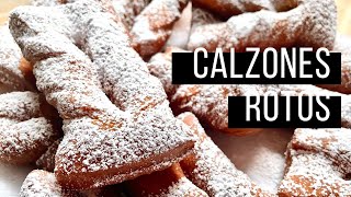 Calzones rotos Receta paso a paso [upl. by Howlyn508]