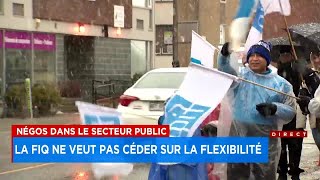 La FIQ ne «cèdera» pas sur la «flexibilité» exigée par Québec  Explications 16h [upl. by Mae]