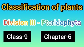 PteridophytaClass9 chapter6science part 2 [upl. by Janka]