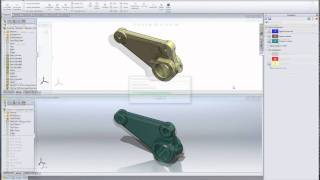 Comparing two SolidWorks models [upl. by Vidal]