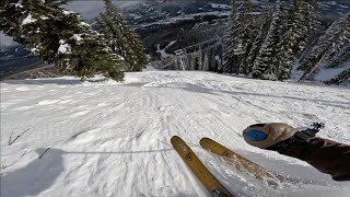 UNREAL early season snow at Fernie  Powder Skiing POV [upl. by Proudfoot]