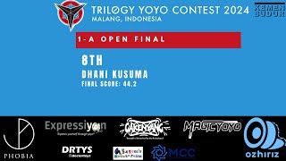 TRILOGY Yoyo Contest 2024 1A Open Final 8th Dhani Kusuma [upl. by Ilowell]