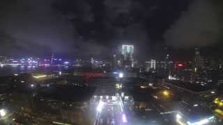 Hong Kong Victoria Harbour Time Lapse From the Hotel Icon in Kowloon [upl. by Nitnelav]