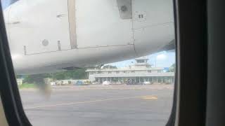 Novoair ATR 72 500 Takeoff from Shah Makhdum International Airport Rajshahi [upl. by Temme157]