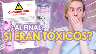 SHAMPOO MORADO DE ELVIVE ¡Loreal lanzó un comunicado  Estudios de seguridad ¿SON TÓXICOS [upl. by Millan]