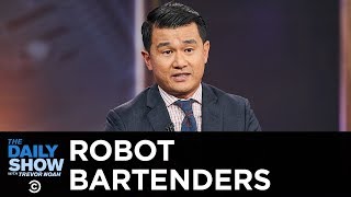 Today’s Future Now  Digital Bouncers and AI Facial Recognition at the Bar  The Daily Show [upl. by Hunt829]