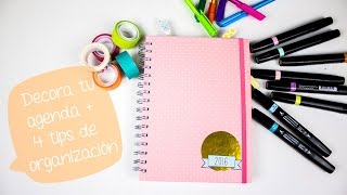 7 ideas para decorar tu agenda  4 tips de organización BigCrafts [upl. by Novel565]