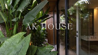 Single Floor Minimalist House Design With A Tropical Garden Creates A Comfortable amp Welcoming Spaces [upl. by Shiverick]