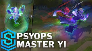 PsyOps Master Yi Skin Spotlight  PreRelease  League of Legends [upl. by Malchus281]