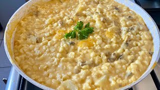 Creamed Mushroom Samp Creamy Samp Recipe South African YouTuber [upl. by Ecirahc]