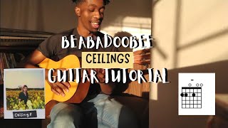 Beabadoobee  Ceilings Guitar Tutorial [upl. by Inger]