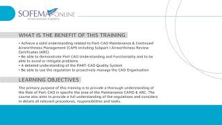 EASA Part CAO  Combined Airworthiness Organisation Regulatory Obligations Course Introduction  SOL [upl. by Bever]