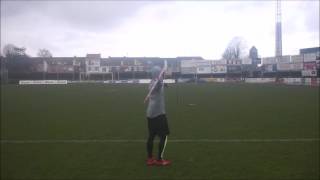 First javelin training outdoor after shoulder operation Timothy Herman [upl. by Nooj]