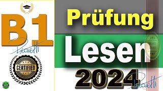 Arbeit  B1 Prüfung  Lesen ÜbungssatzGAST DTZ 2024 TEST deutschlernen deutschlandlearngerman [upl. by Ireg]