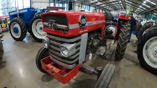 1973 Massey Ferguson 165 MultiPower 35 Litre 4Cyl Diesel Tractor 58 HP [upl. by Ahsineb860]