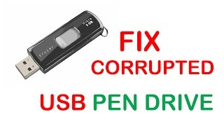 How to Fix corrupted usb pen drive after recording d2h video or else [upl. by Ellerahs]