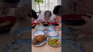 China family food eating fast 😋 [upl. by Ainod921]