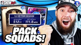 I Hit A 500 Foot Homerun  Pack Squads 1 MLB The Show 24 [upl. by Attenoj]