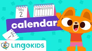 Learn About the Calendar 🗓️  VOCABULARY FOR KIDS  Lingokids [upl. by Kyla]