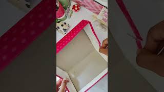 Hamper Box ഉണ്ടാക്കിയാലോ 😍🩷 diy craft cute diycraft hampers hamperbox diyhampers diyhamper [upl. by Yevrah]