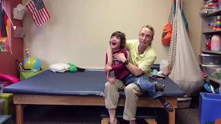 How to Relax Arm Stiffness Exercises for a Child with Cerebral Palsy 002 [upl. by Anitnahs]