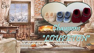 TUTO crochet Chaussons quotLOUPETONquot 🫱🏼 Gaucher [upl. by Antonie]