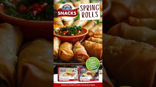 Alsafa Foods  Spring Rolls  alsafafoods springrolls halal halalfood canada usa [upl. by Noiro]