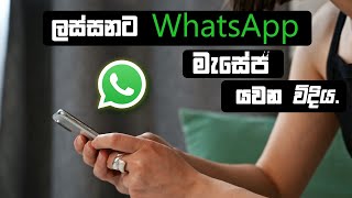 WhatsApp text format secrets  sinhala [upl. by Anerrol]