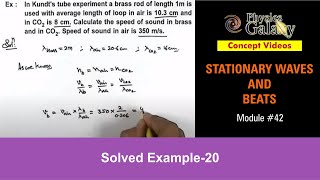 Class 11 Physics  Stationary Waves And Beats  42 Solved Example20 on Superposition of Waves [upl. by Bush]