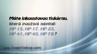 Inkoust do tiskárny pro patrony HP15 HP17 HP23 HP41 HP45 HP78 [upl. by Enoryt]