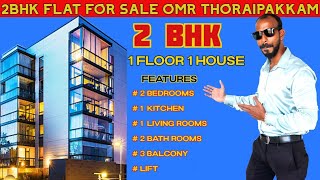 New Flat Sale at OMR Thuraipakkam Chennai Independent Flat  IT Cordinor  OMR Metro [upl. by Gnuh829]