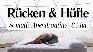 Somatic Abendroutine  8 Minuten  Nervensystem beruhigen  Stress lösen  Besser schlafen [upl. by Nnaesor332]