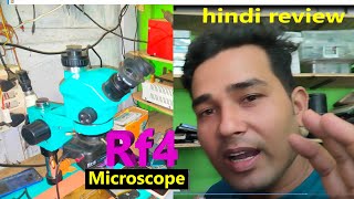 rf4 7050 pro microscope rf4 best microscope full full setup rf4 microscope review hindi [upl. by Glavin]