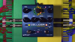 Source Audio Collider Delay  Reverb  Synth Demo [upl. by Joey]