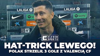 LEWANDOWSKI PO ZDOBYCIU HATTRICKA Z VALENCIĄ CF [upl. by Airekahs]