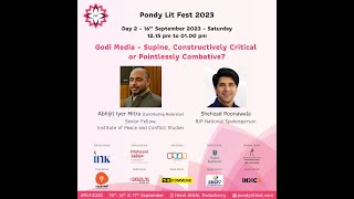 Godi Media  Pondy Lit Fest 2023 [upl. by Homans]