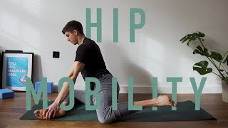 12 Minute Hip Mobility Routine FOLLOW ALONG [upl. by Accemahs]