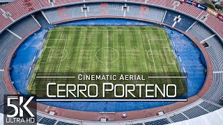 【5K】🇵🇾 Cerro Porteno 🔥 Estadio General Pablo Rojas from Above 🔥 Asuncion PARAGUAY 2022 🔥 Cine Aerial [upl. by Bum]