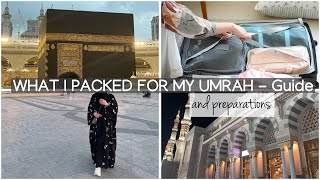 What I Packed for UmrahGuide  UMRAH Preparations  Beautiful Dua List [upl. by Inneg]