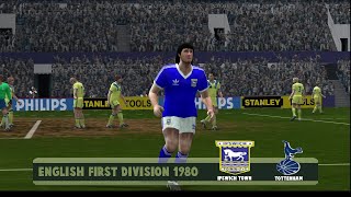 Ipswich Town vs Tottenham  English First Division 197980  PES 6 [upl. by Abehsile]