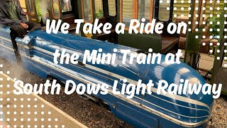 We take a ride on a Mini Train on South Downs Light Railway [upl. by Anyala]